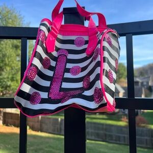 Pink L purse Justice Brand